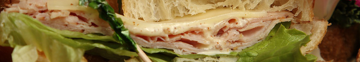 Eating Deli Sandwich Cafe at Z-Cafe restaurant in Mesa, AZ.